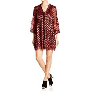 DIANE von FURSTENBERG Women Size 6 Silk Layla Dress Red Black Polka Dot NEW $528